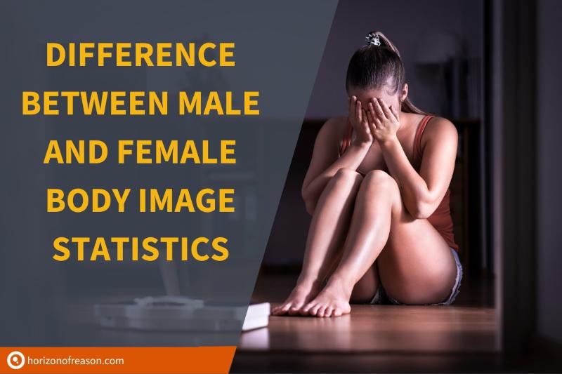 Analysis of a body image statistics for men and women. The research shows that women are less satisfied with their body shape than men.