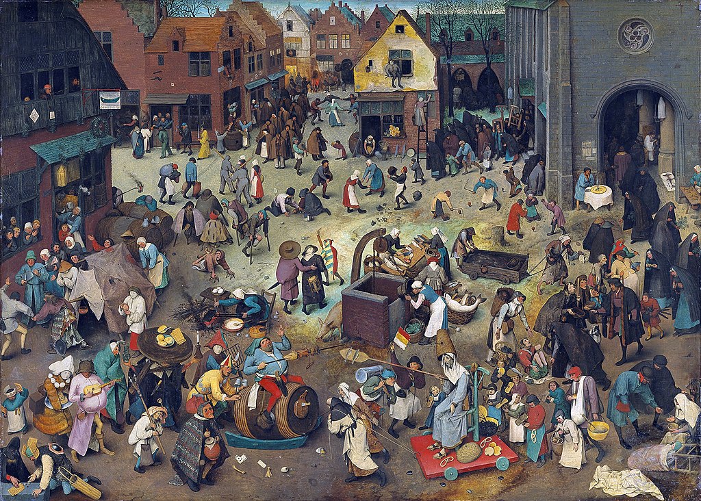 Pieter Brueghel the Elder, The Fight Between Carnaval and Lent (1599).