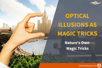 Our mind deceives itself in how it interprets the world. This article shows how to use optical illusions as magic tricks.