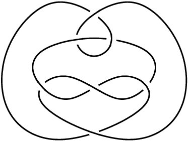 Projection of a nasty trivial knot
