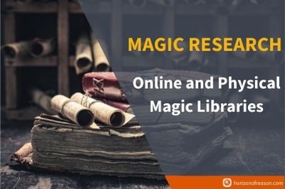 List of resources for magic research for anyone interested in learning more about the practice and history art of magic.