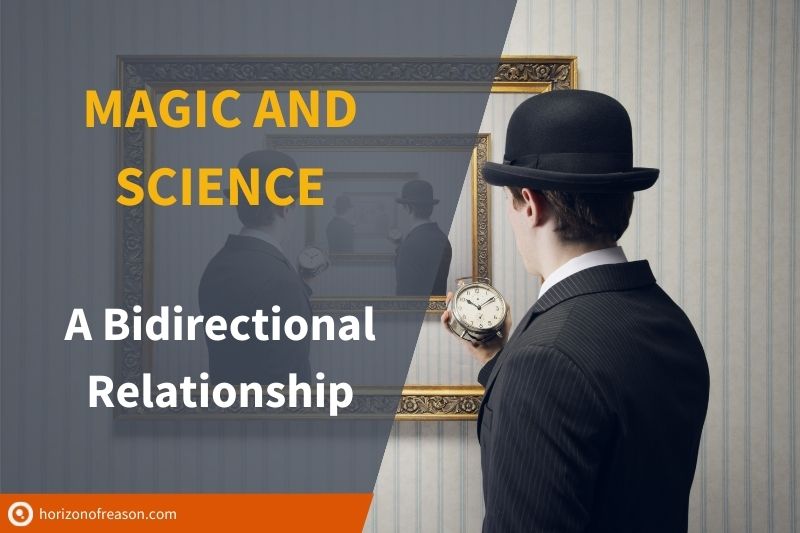 Magic and science have a bidirectional relationship. Magicians use science to create the illusion of magic and scientists study magic performances.