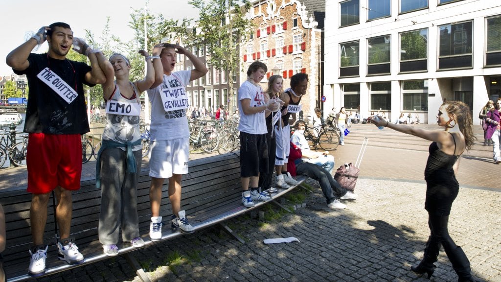 Hazing ritual in Amsterdam (RTL Nieuws)