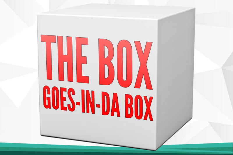 The Box Goes-In-Da Box gives a detailed history of the Gozinta Boxes plot. This book contains detailed instructions on how to design, create and perform Gozinta Boxes.
