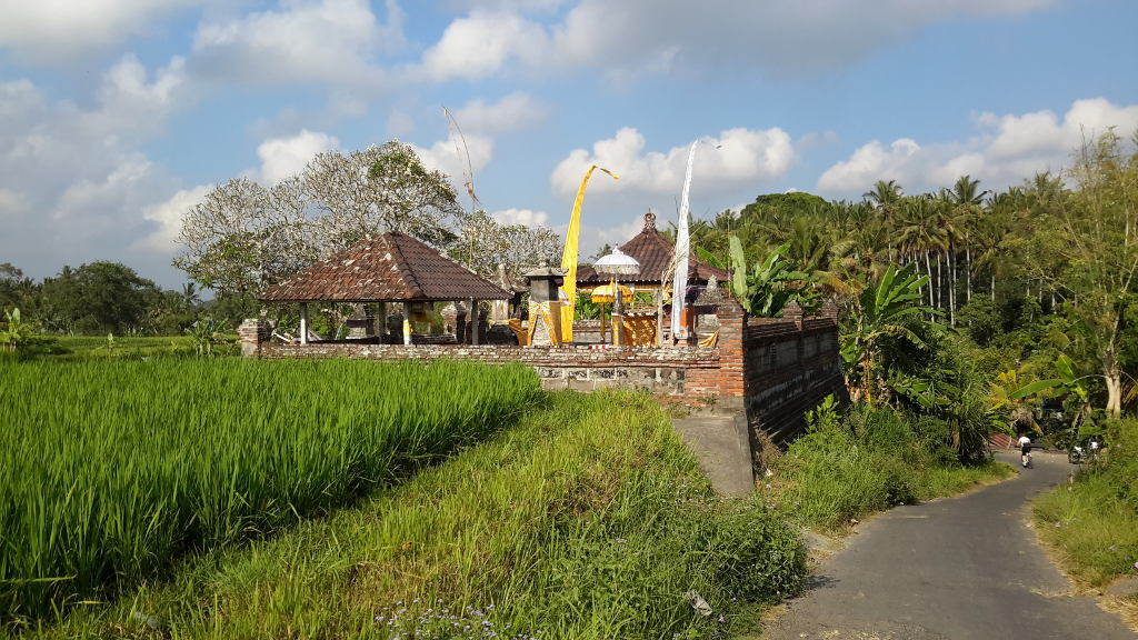 Water temple near Ubub in Bali.